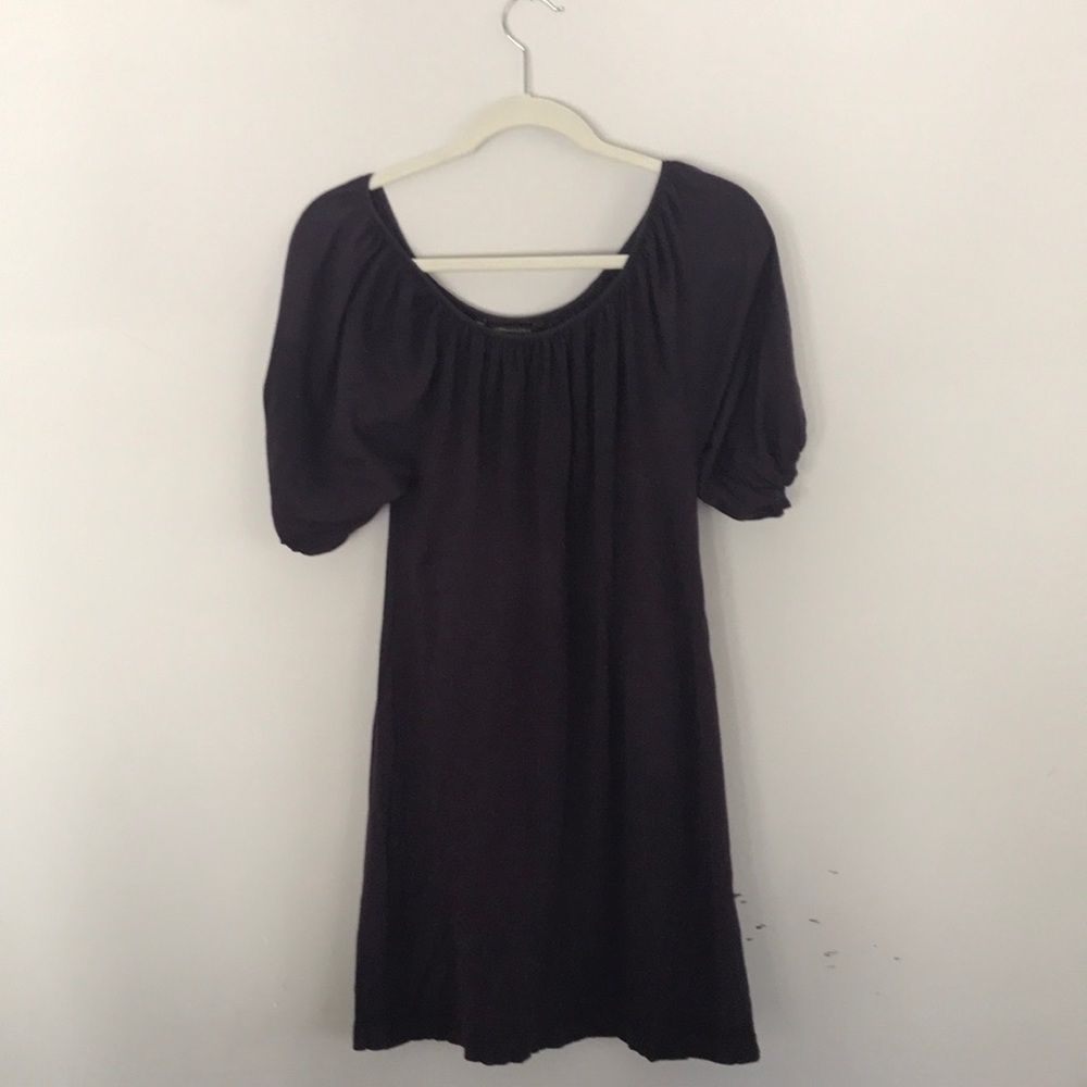 Purple scoop neck BCBG dress